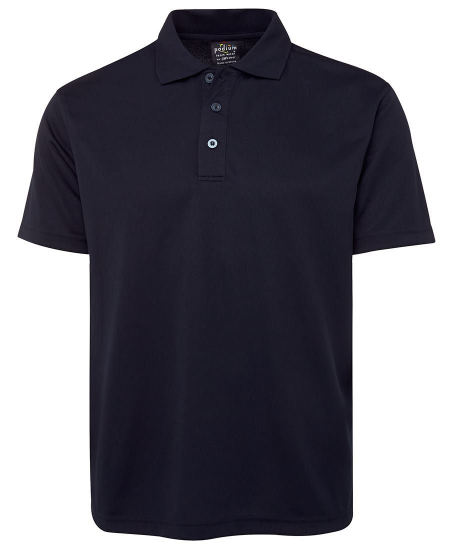 PODIUM S/S POLY POLO RED