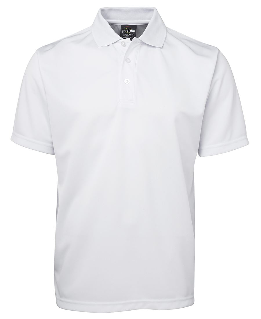 PODIUM S/S POLY POLO RED