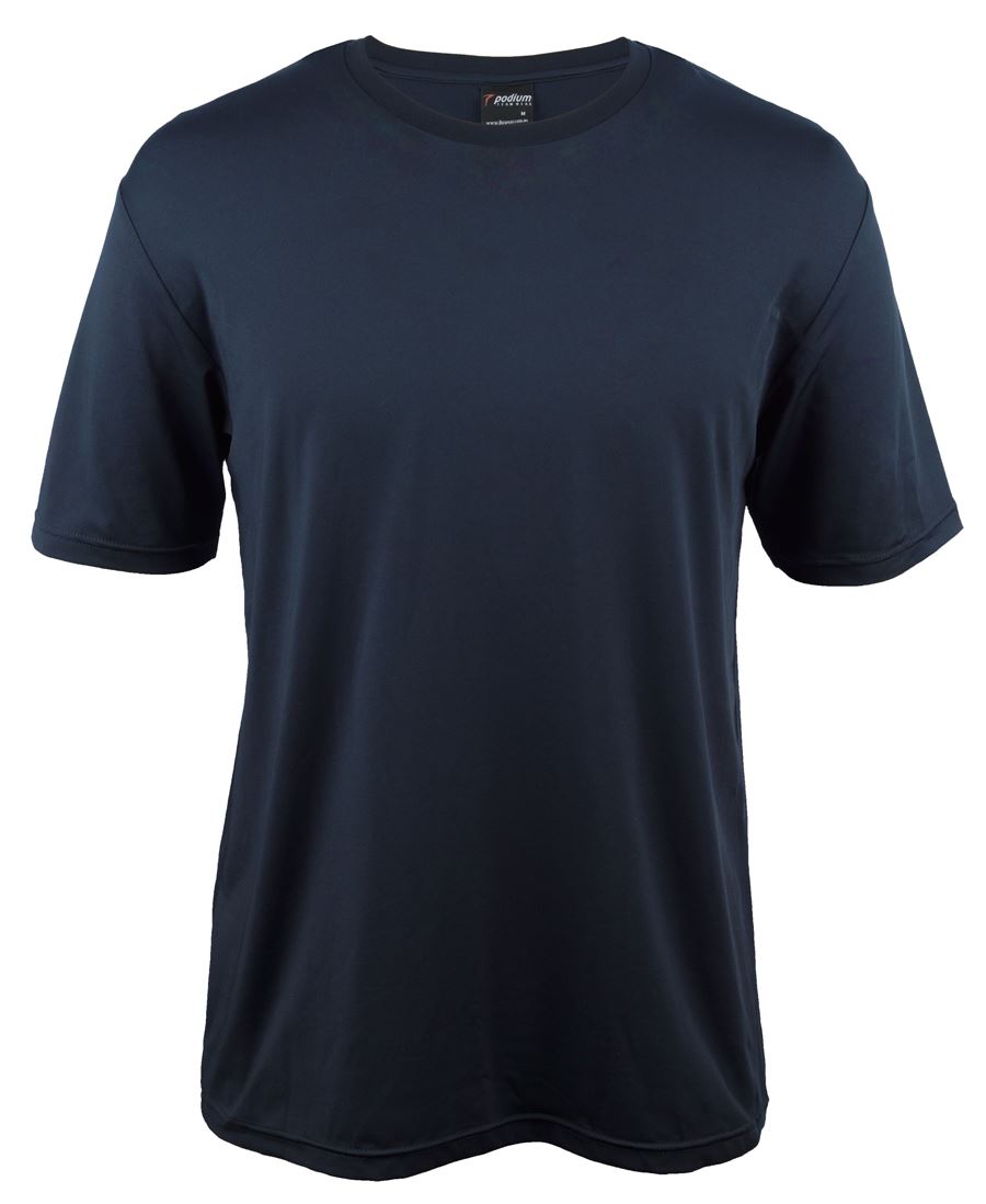 PODIUM STRETCH TEE NAVY