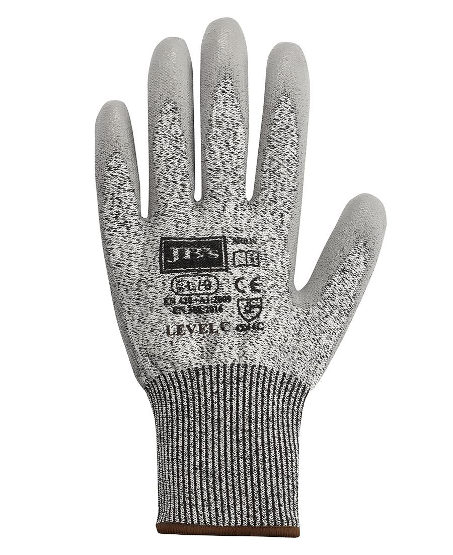 JB's PU BREATHABLE CUT RESIST LEVEL C GLOVE (12 PK) - L