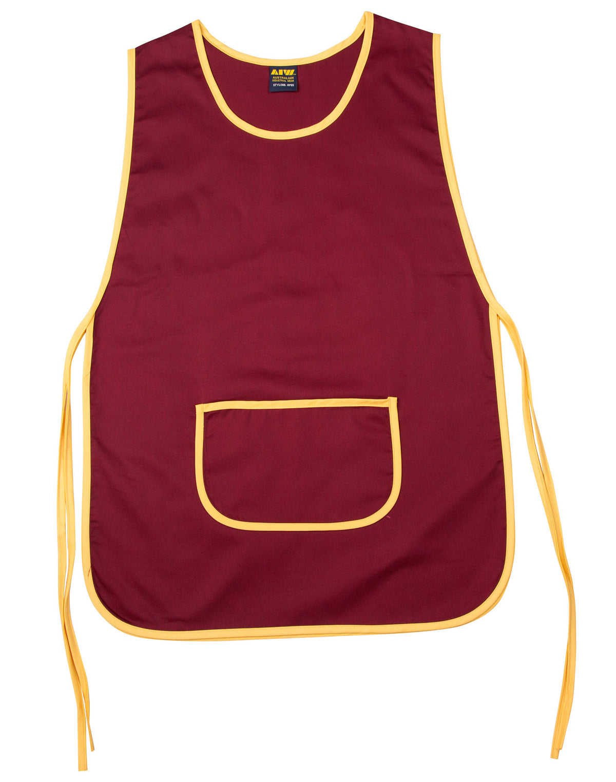 Ladies' Smock - Maroon.Gold