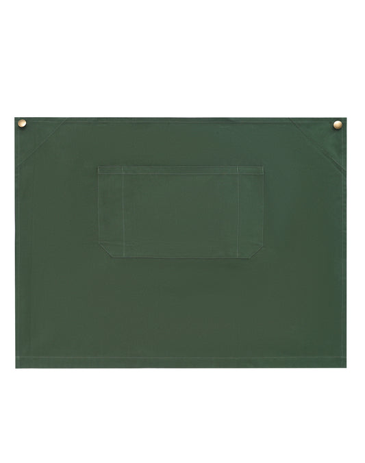 Canvas Short Waist Apron - Army Green