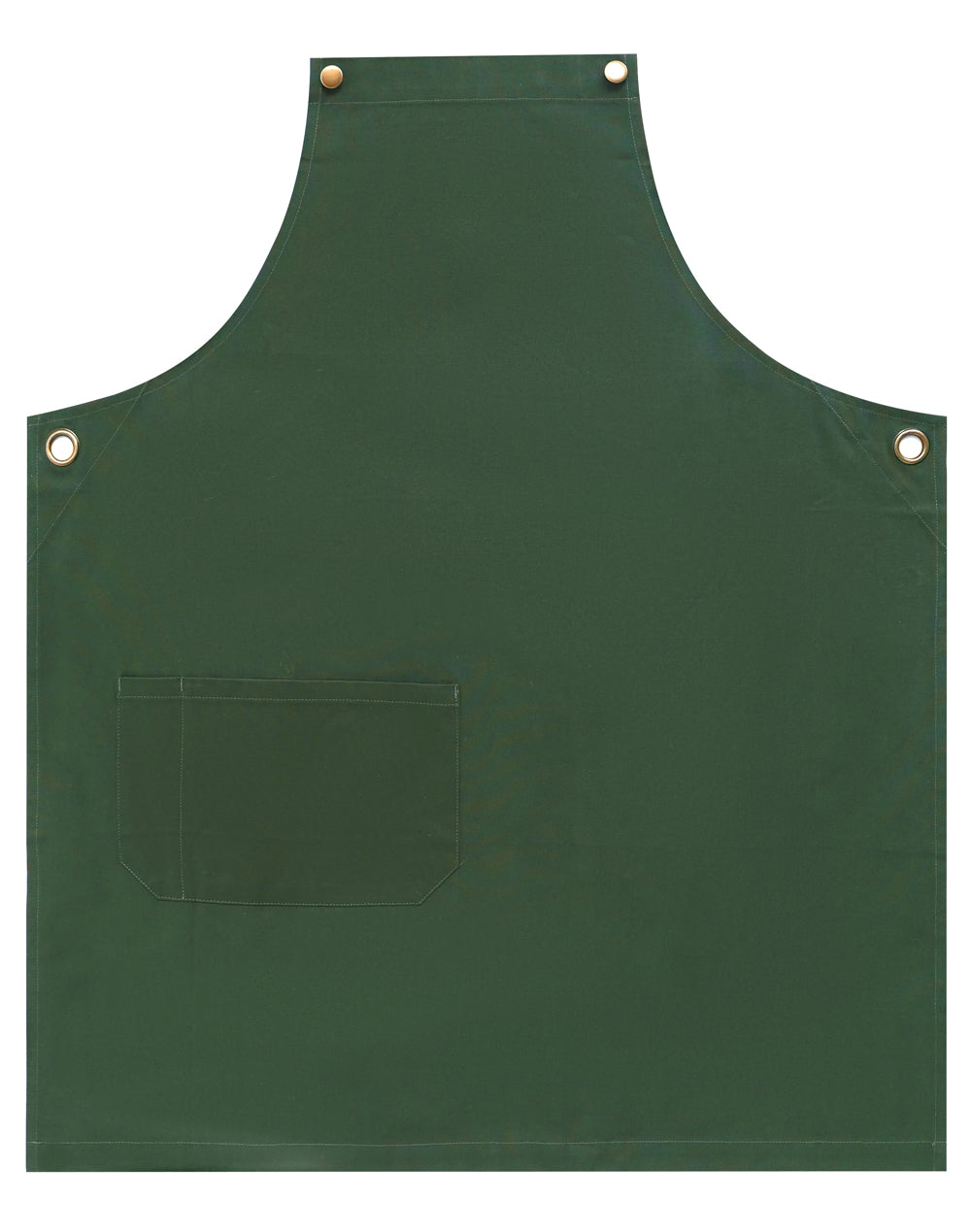 Canvas Bib Apron - Army Green
