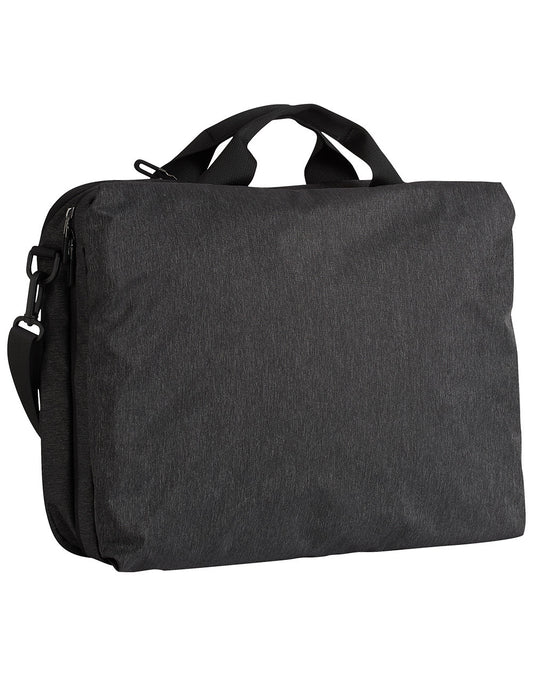 Utility Heather Laptop Bag - Marl Black