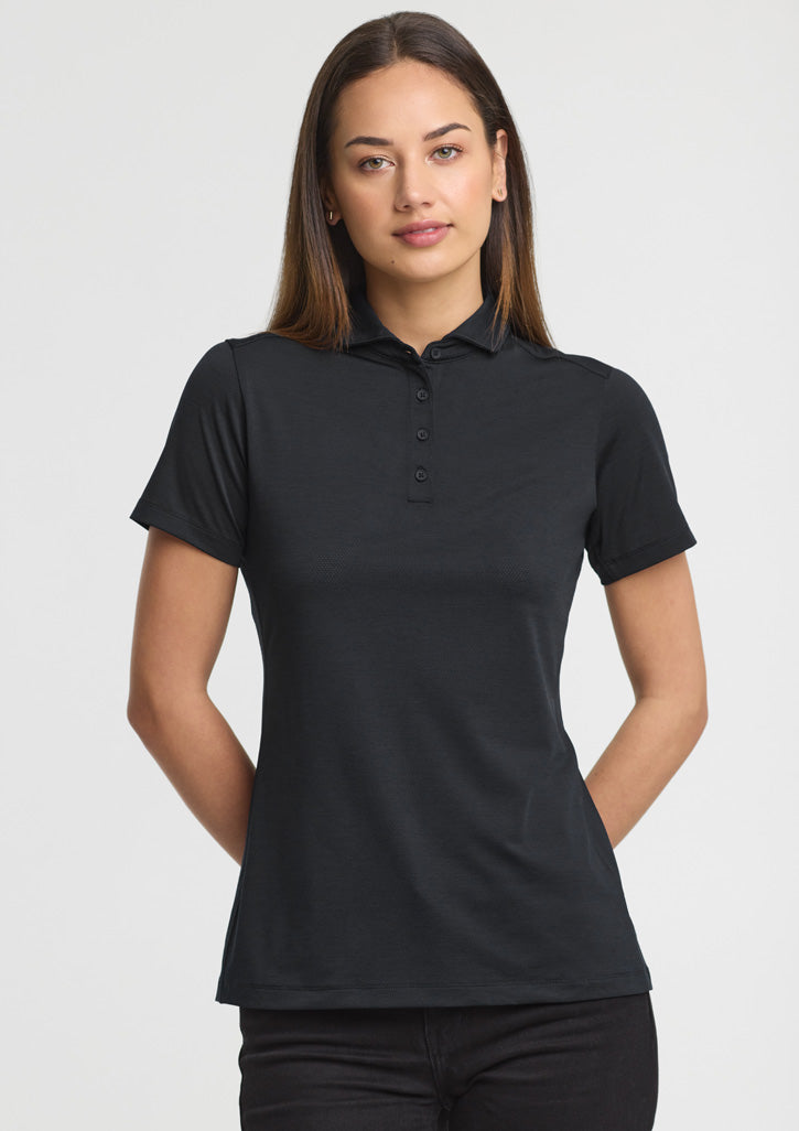 Womens Phoenix Short Sleeve Polo - back