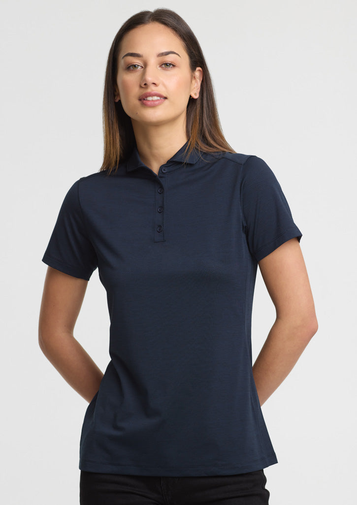 Womens Phoenix Short Sleeve Polo - Navy
