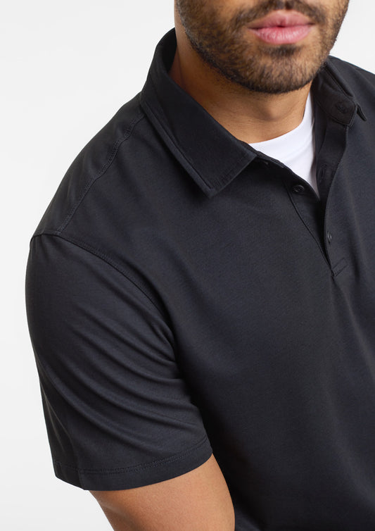 Mens Venture Short Sleeve Polo - back