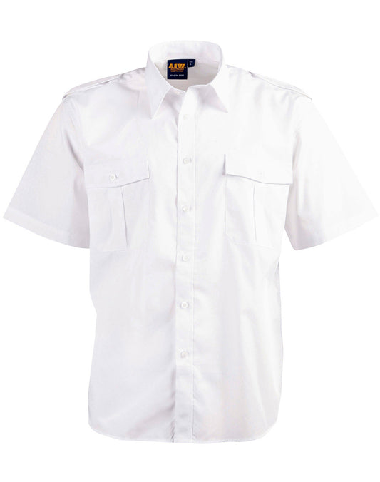 Unisex epaulette shirt ,short sleeve.