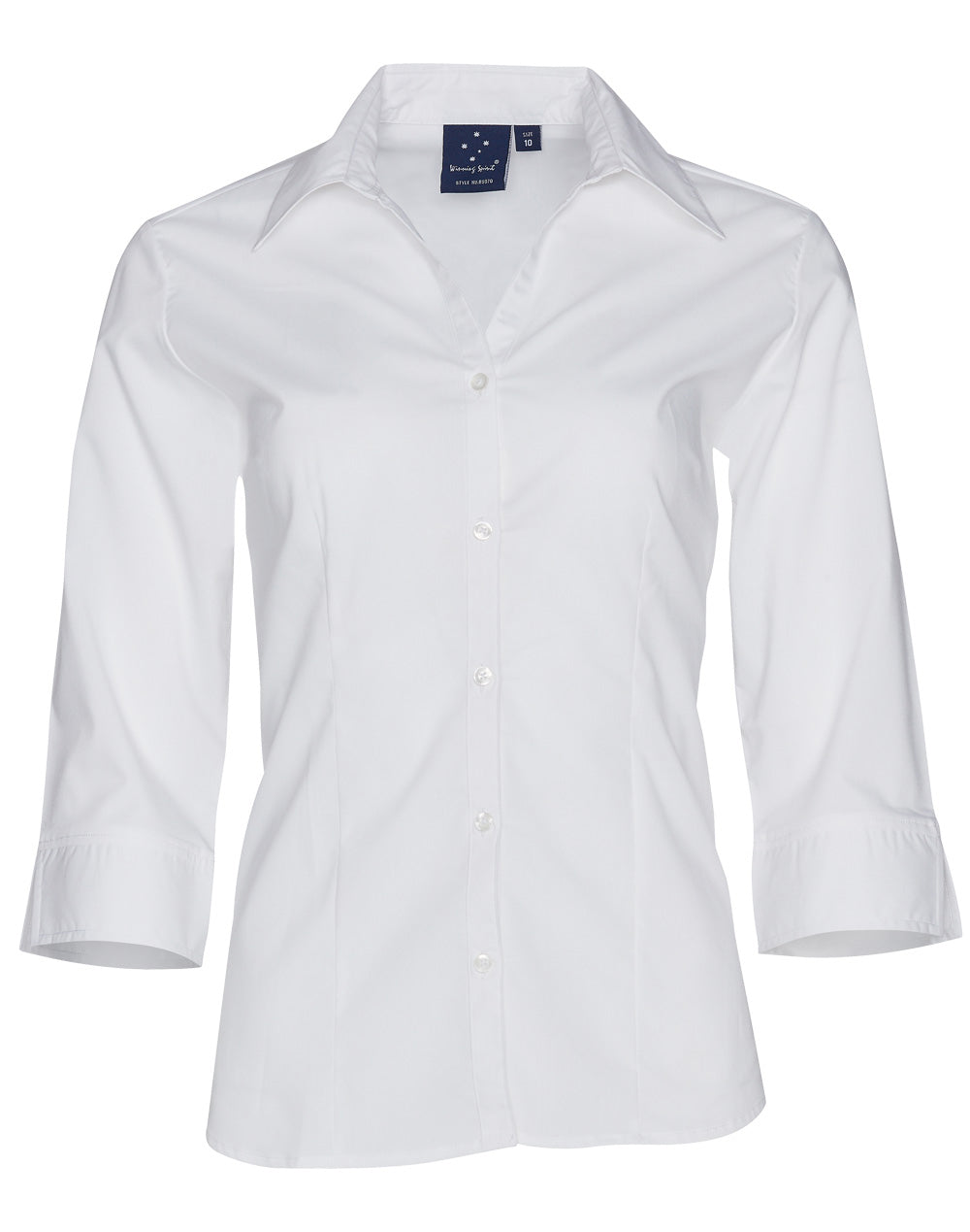 Ladies' 3/4 sleeve teflon shirt