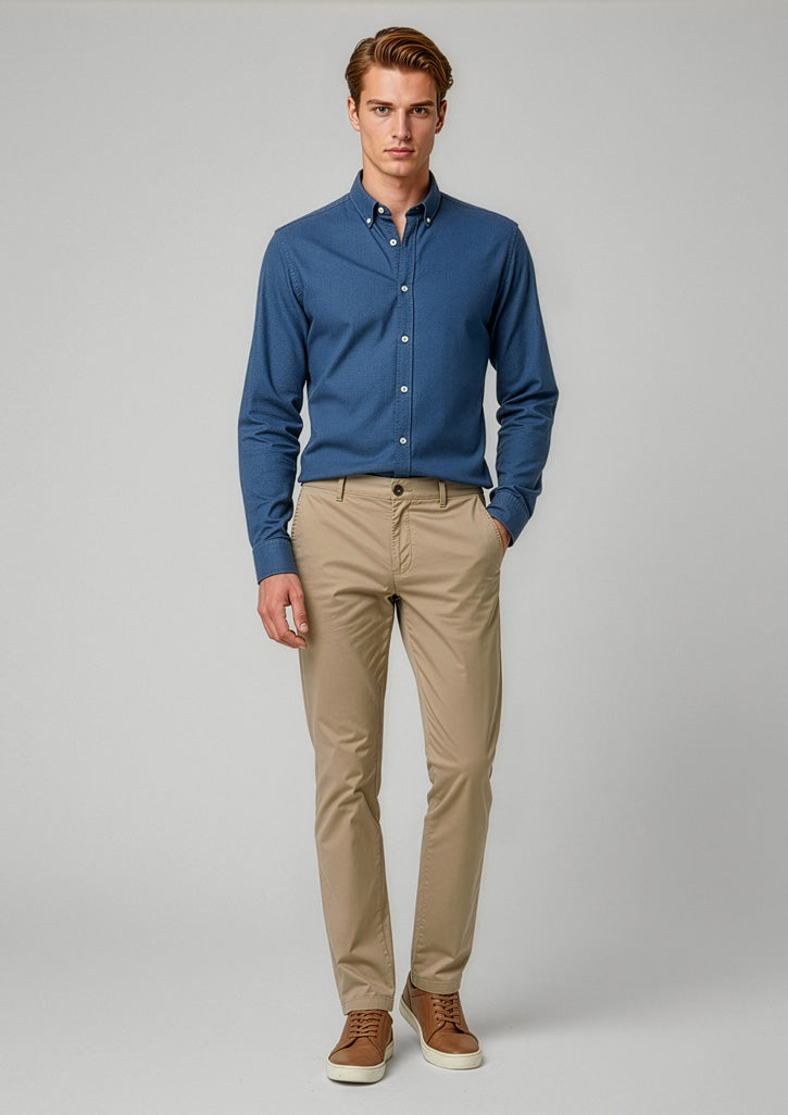 Mens Lawson Chino Pant - Dark Stone