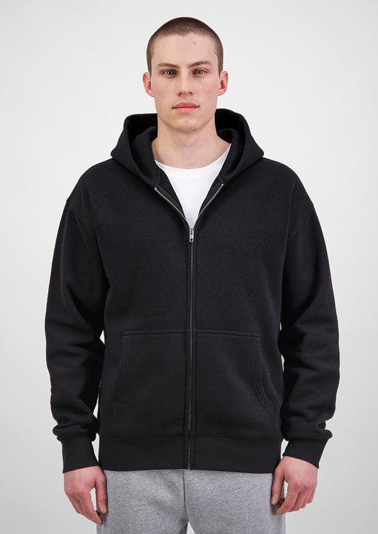 Everyday Mens Zip Hoodie - Black