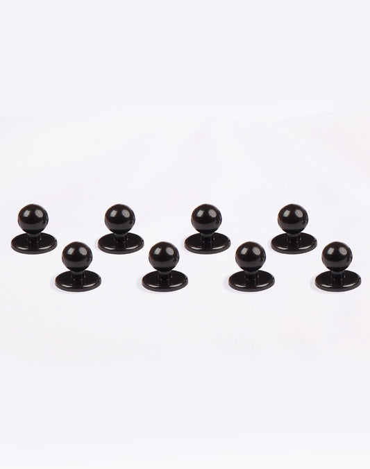 Chef Wear Interchangeable Buttons (Set of 8) - Black