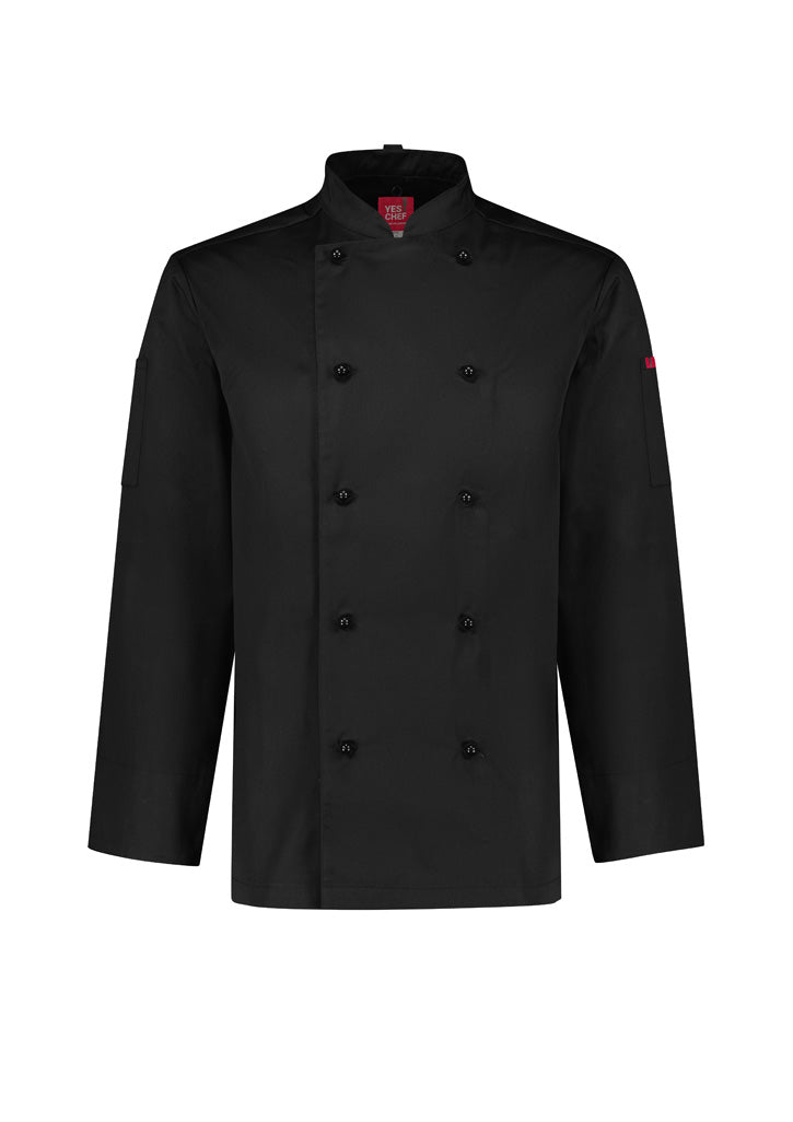 Mens Al Dente Long Sleeve Chef Jacket - back