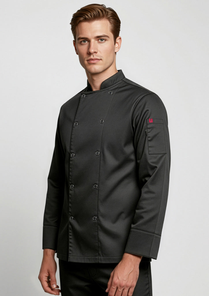 Mens Zest Long Sleeve Jacket - Black
