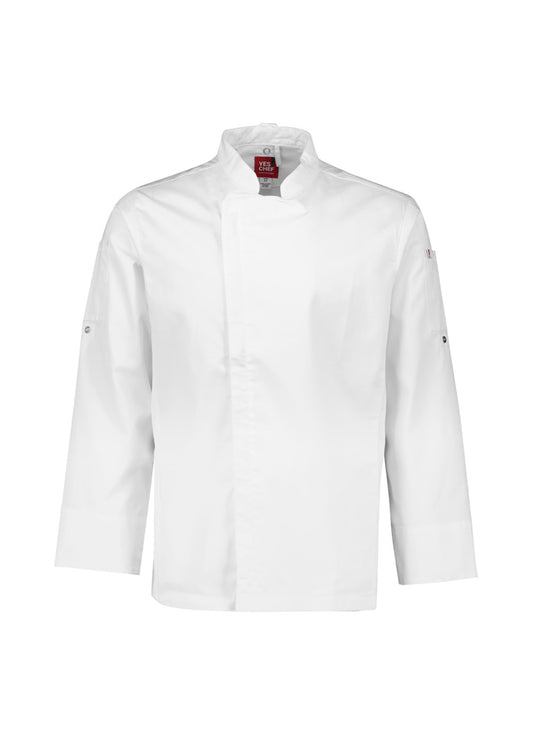 Mens Alfresco Long Sleeve Chef Jacket - back