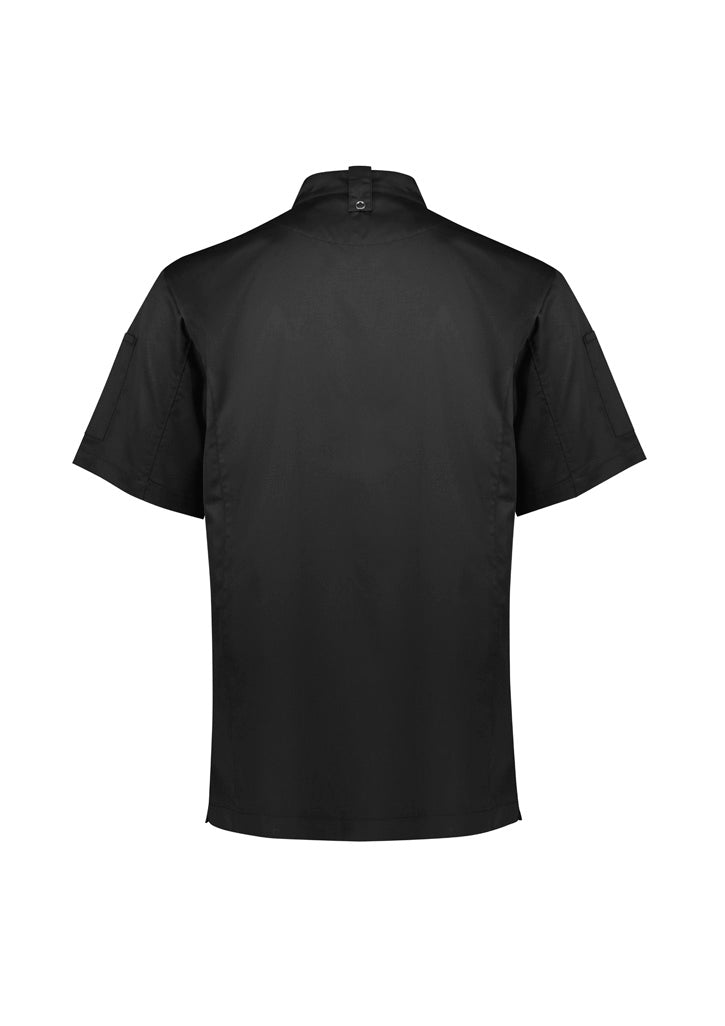 Mens Alfresco Short Sleeve Chef Jacket - back