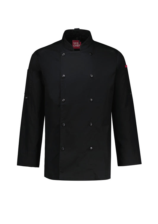Mens Gusto Long Sleeve Chef Jacket - back