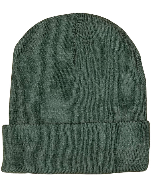 Roll Up rPET Beanie - Army Green