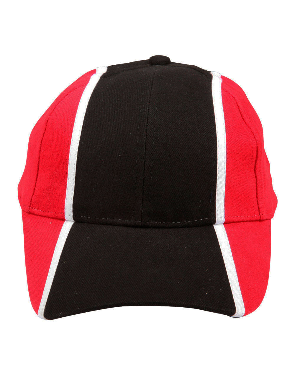 H/B/C tri-color baseball cap - Black.White.Red