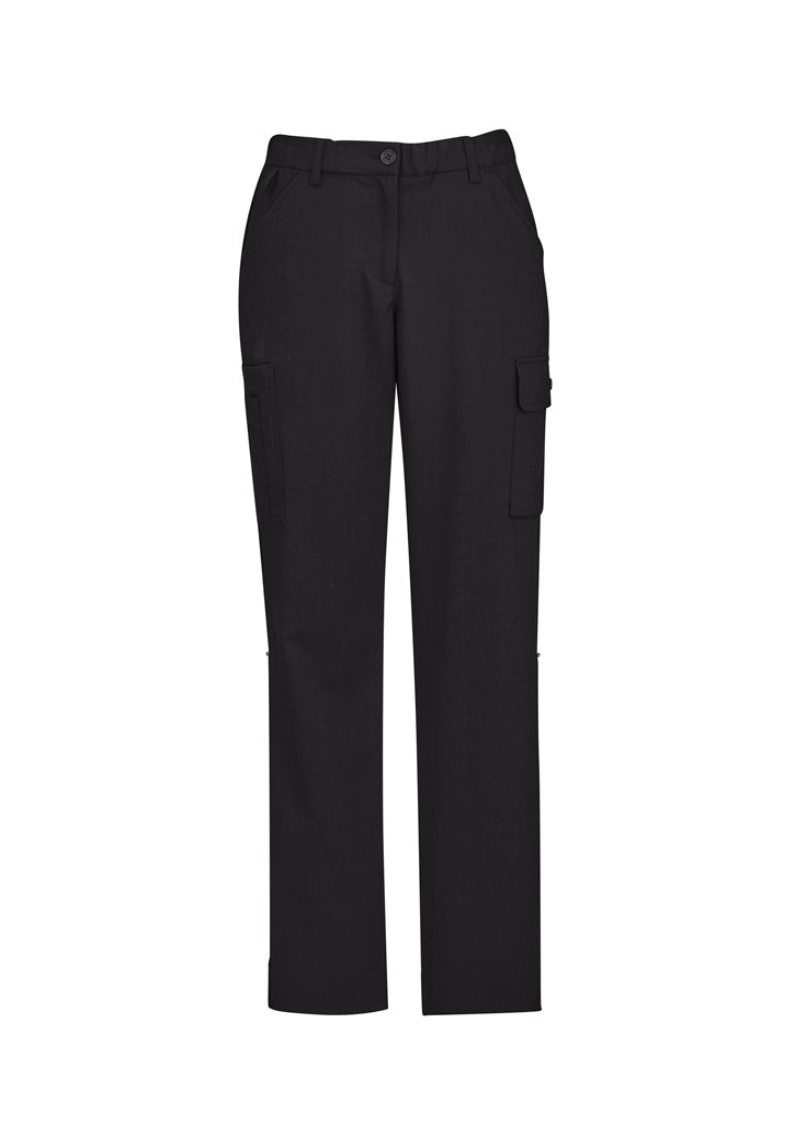 Womens Comfort Waist Cargo Pant - Charcoal