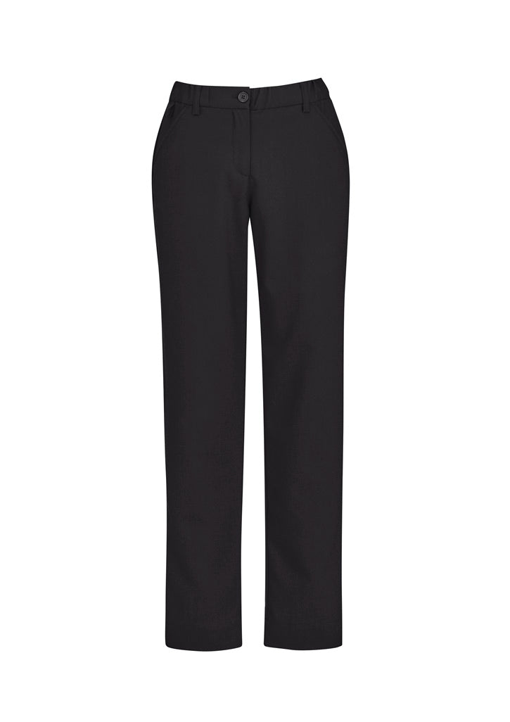 Womens Comfort Waist Straight Leg Pant - Charcoal