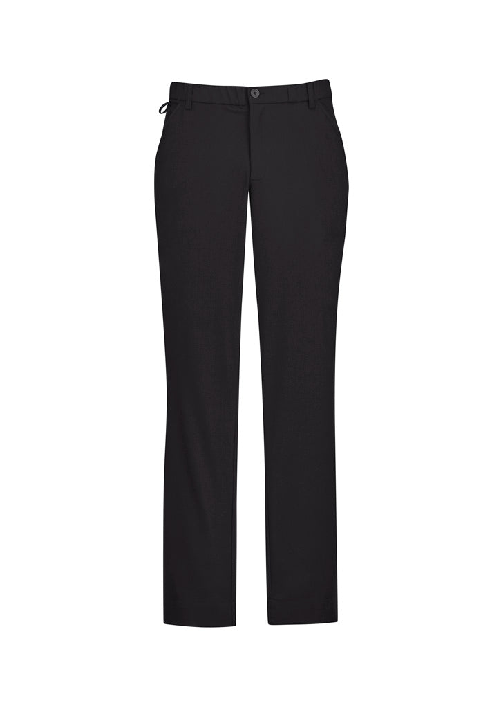 Mens Comfort Waist Flat Front Pant - back