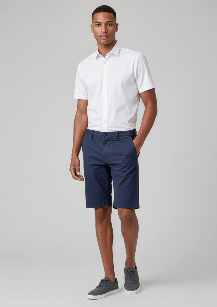 Mens Comfort Waist Cargo Short - Navy