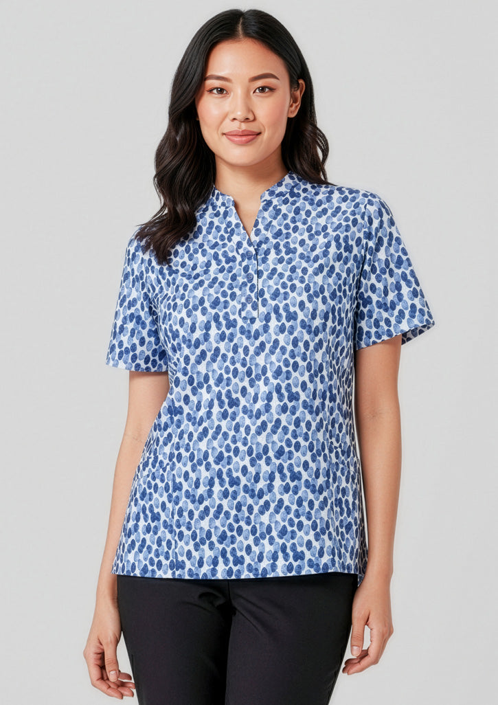 Womens Florence Stardust Print Tunic - Navy