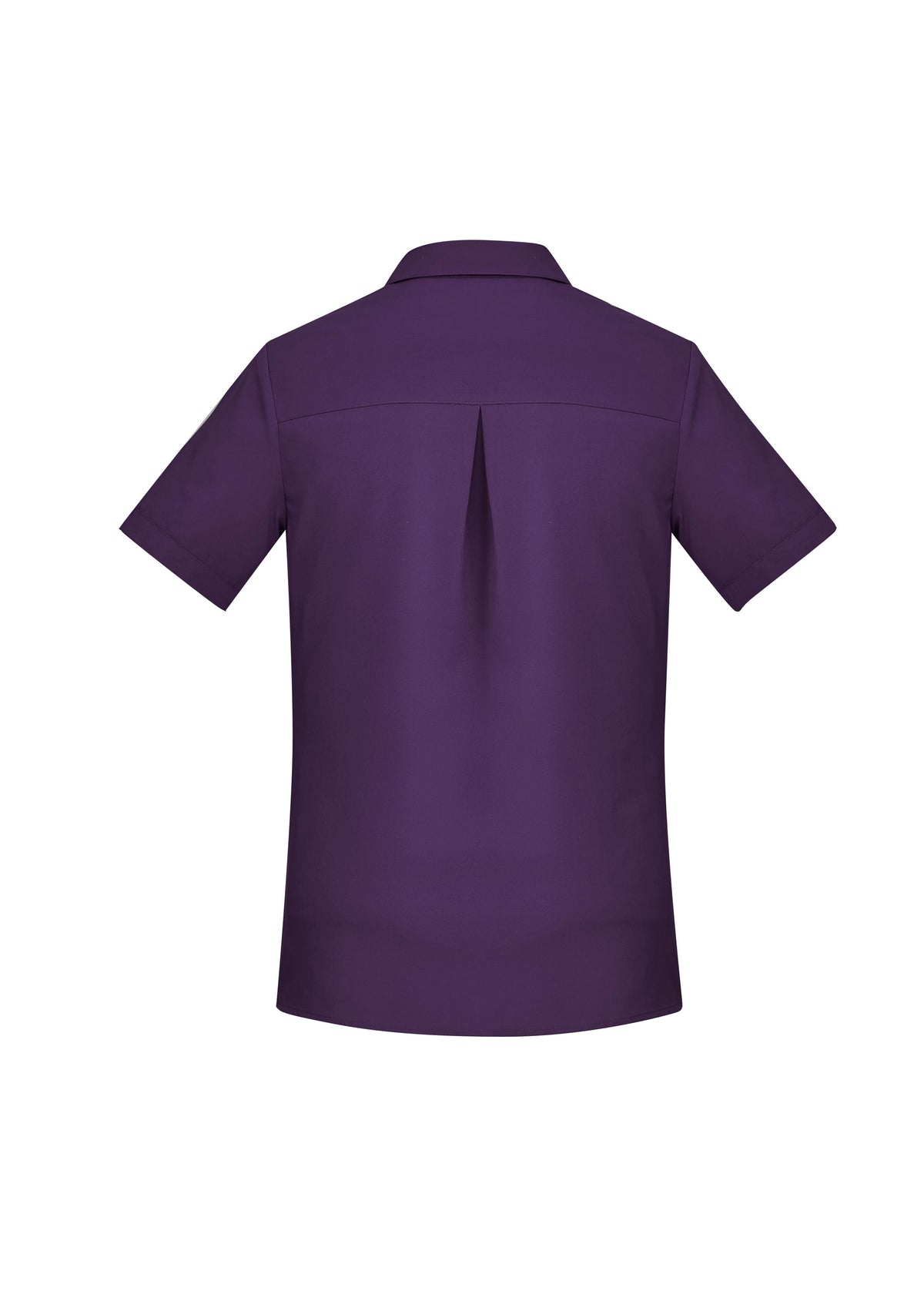 Womens Florence Plain Short Sleeve Shirt - back