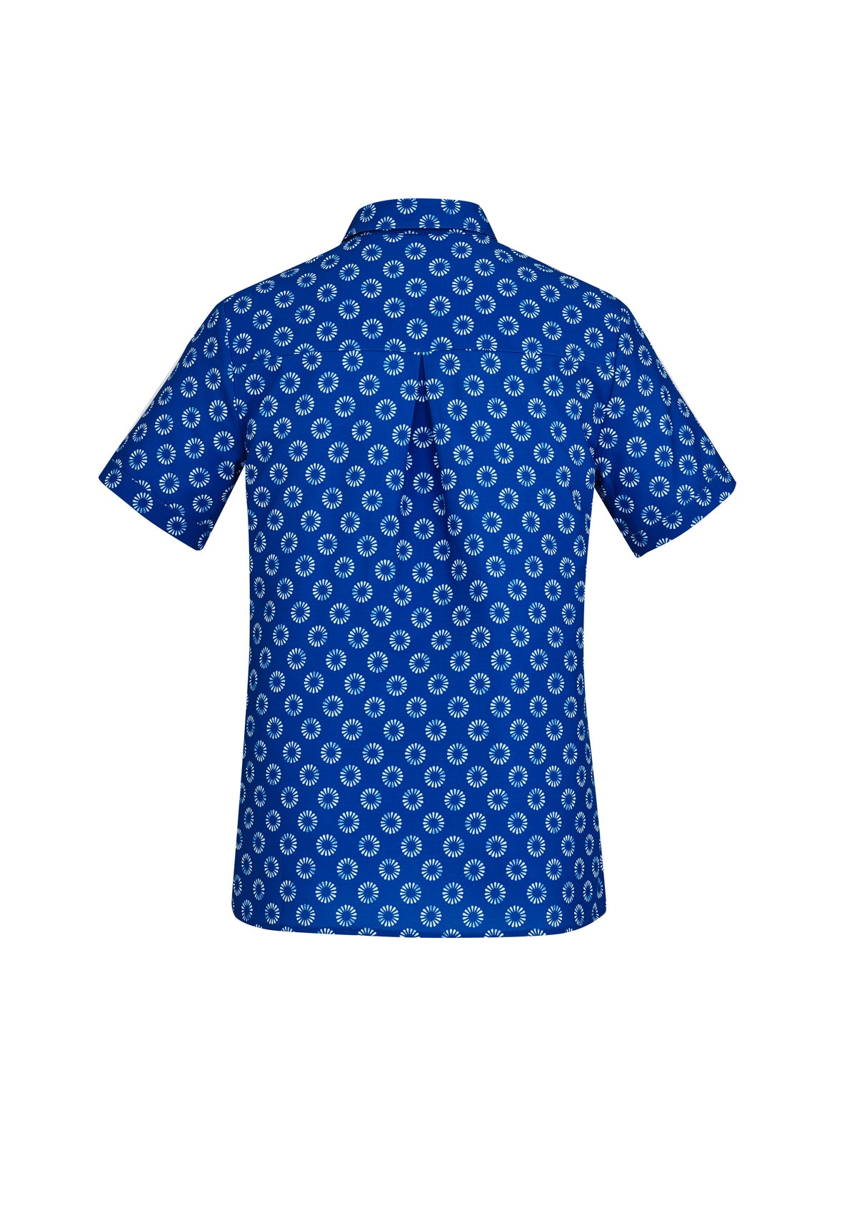 Womens Florence Daisy Print Short Sleeve Shirt - back