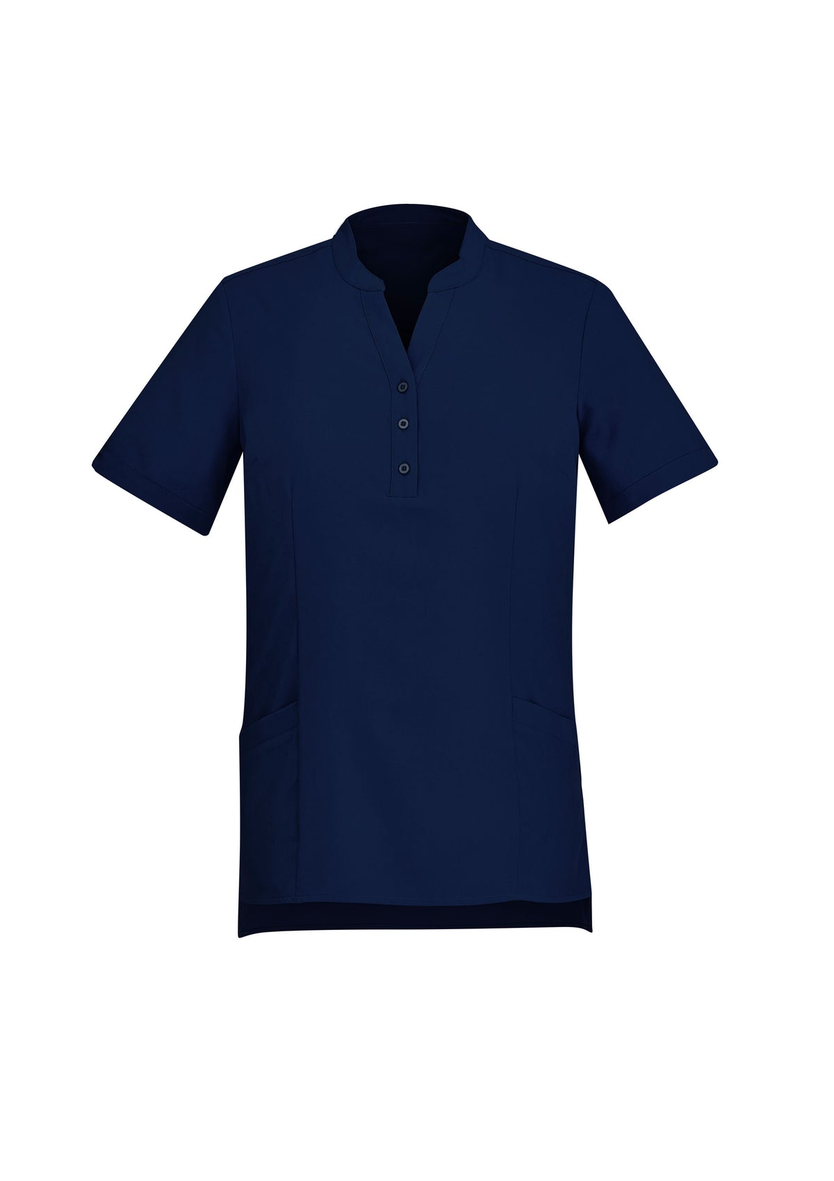 Womens Florence Plain Tunic - Navy