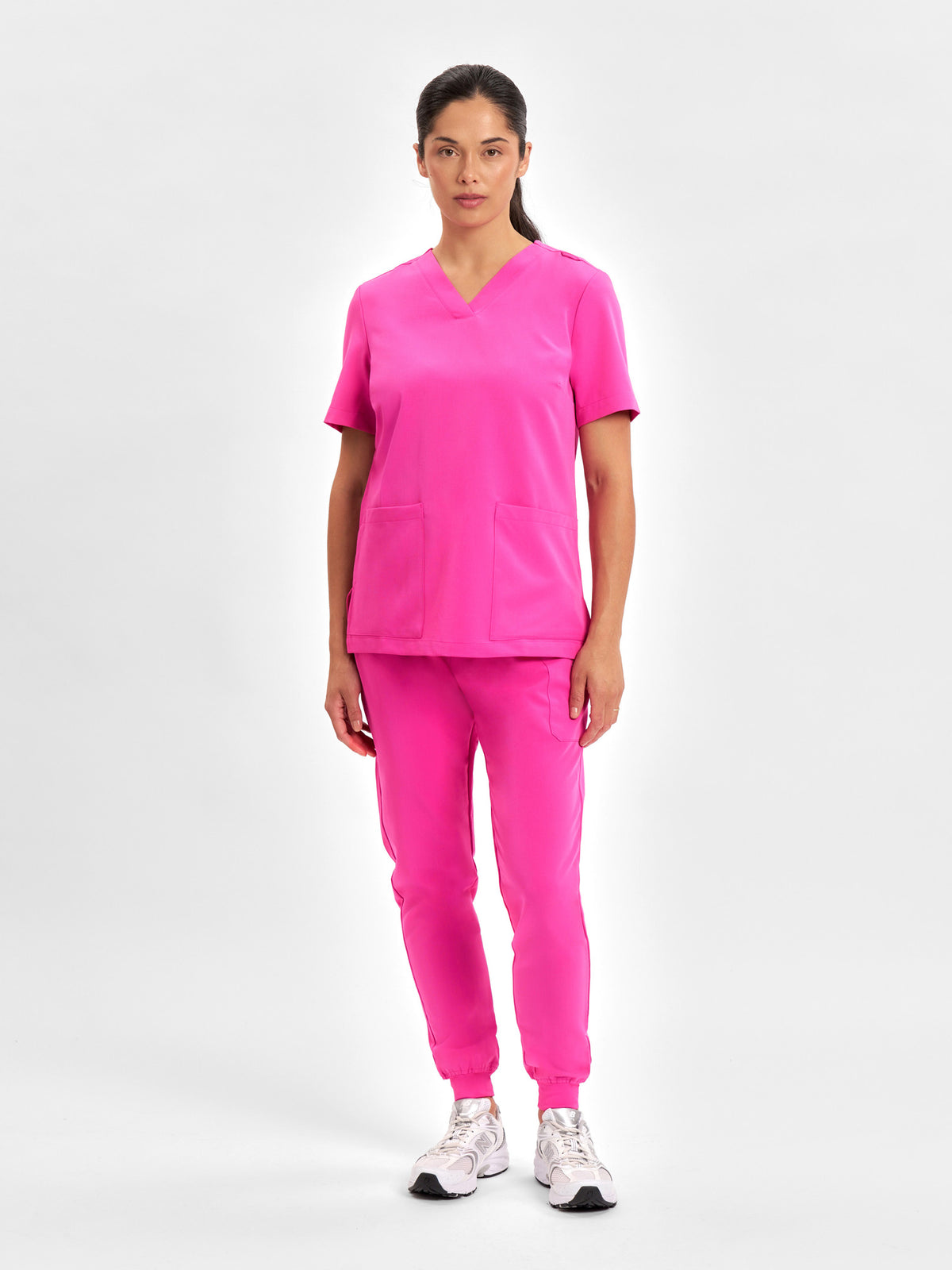Womens Pink Jogger Scrub Pant - Pink