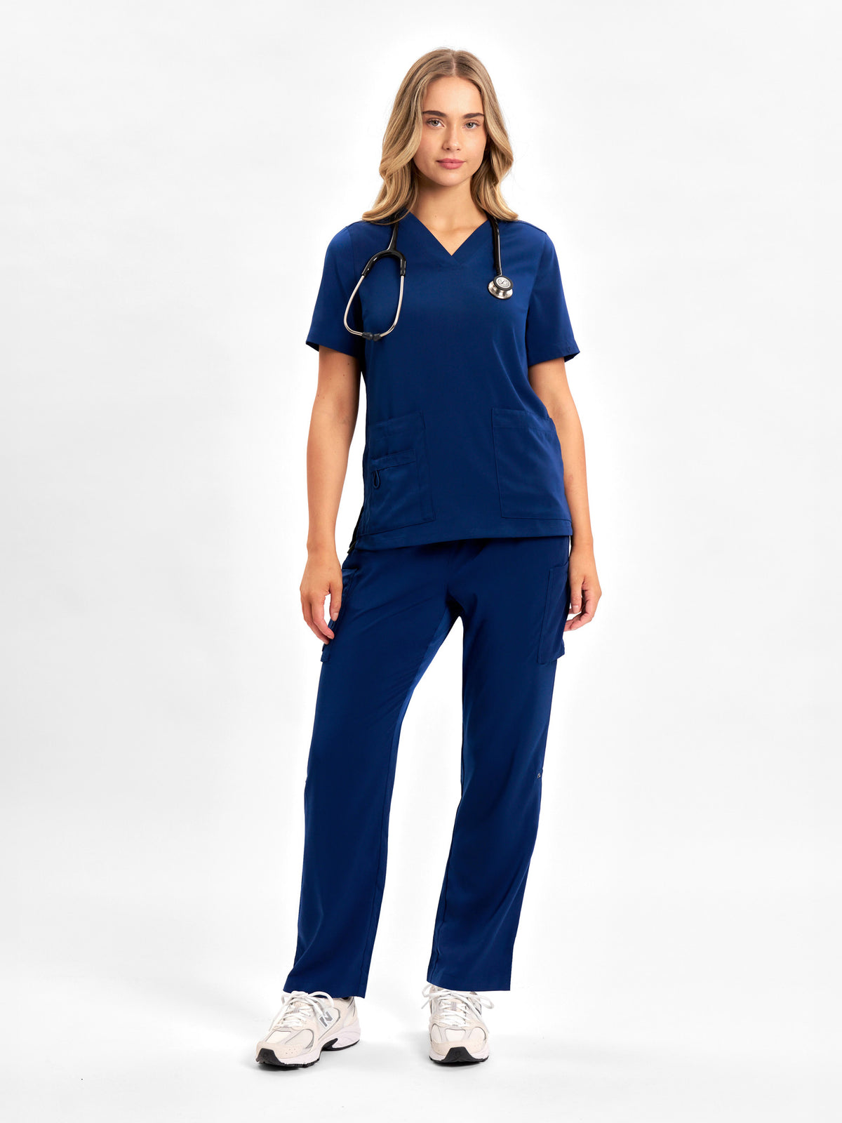 Avery Womens Straight Leg Scrub Pant - Navy