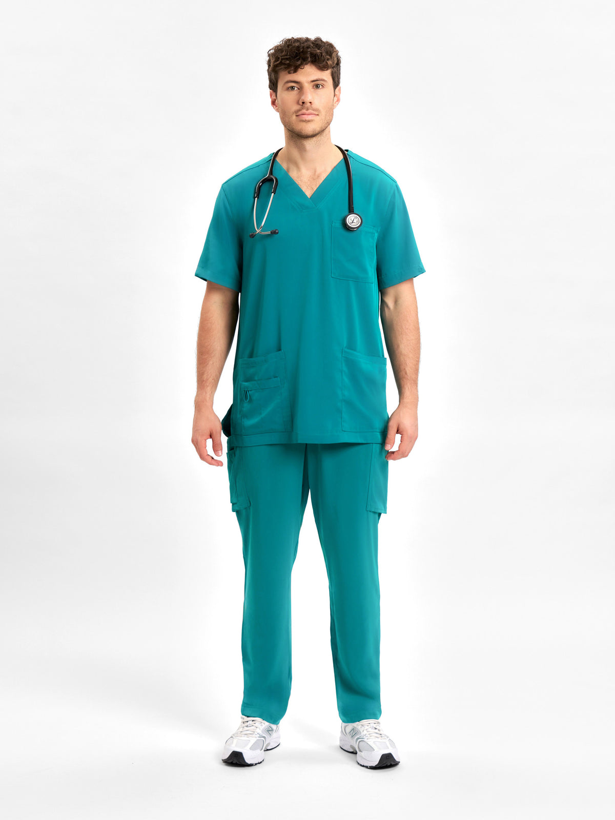 Avery Mens Straight Leg Scrub Pant - Teal