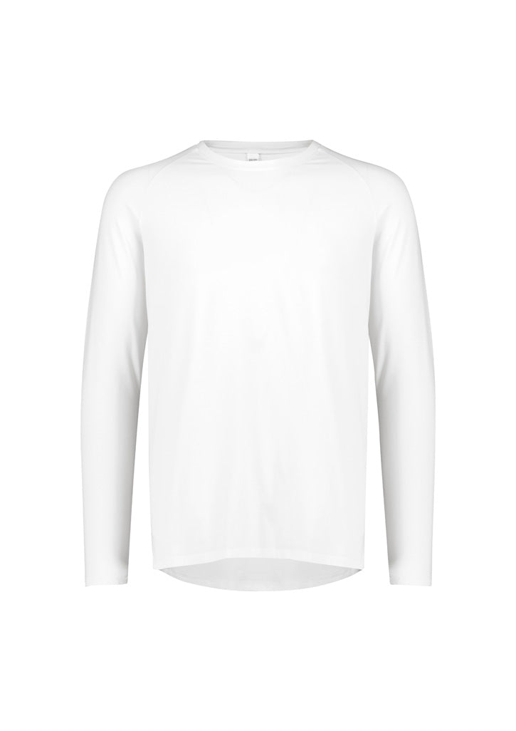 Mens Performance Long Sleeve Tee - White