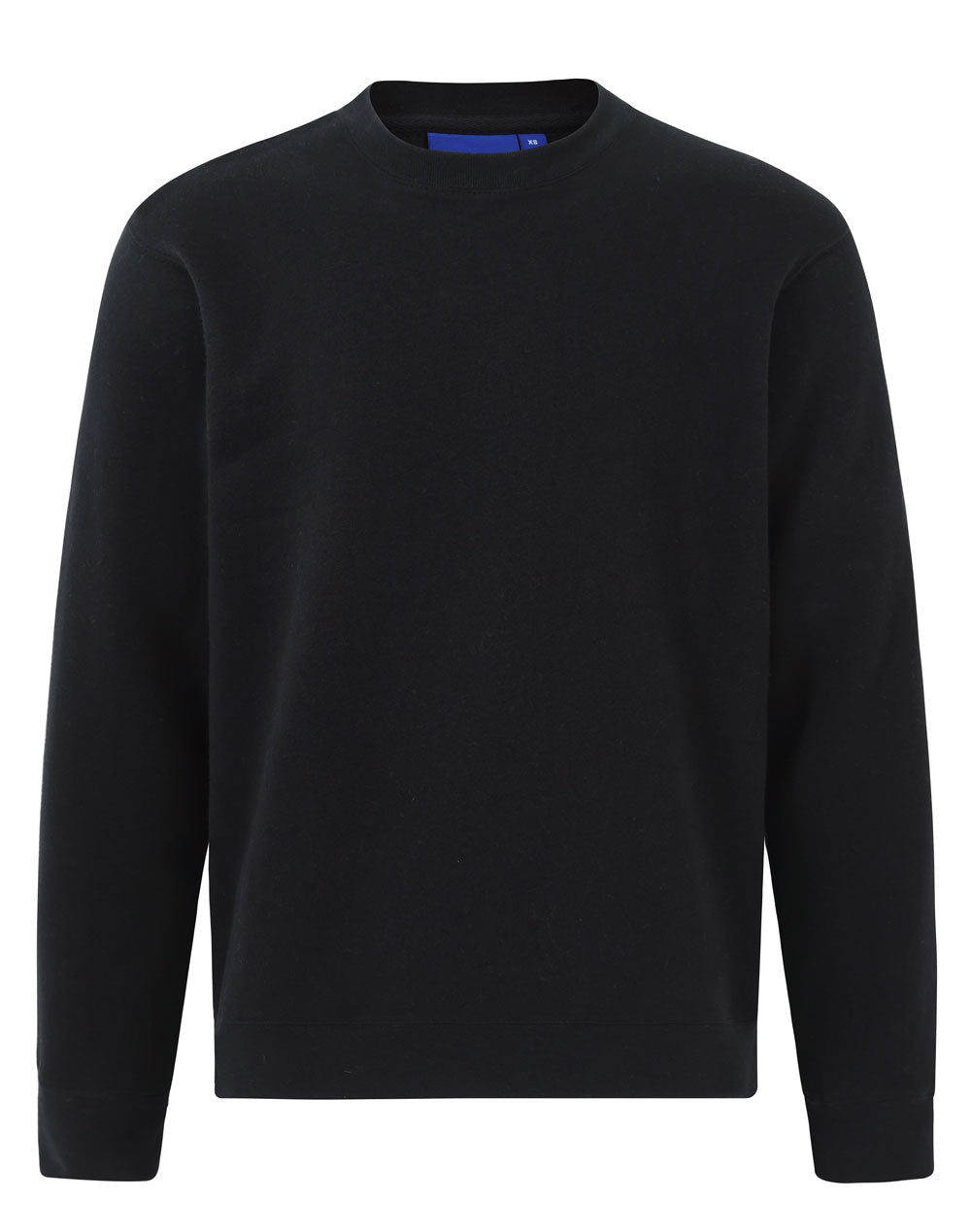 Kids Crew Neck Fleecy Sweater - Black