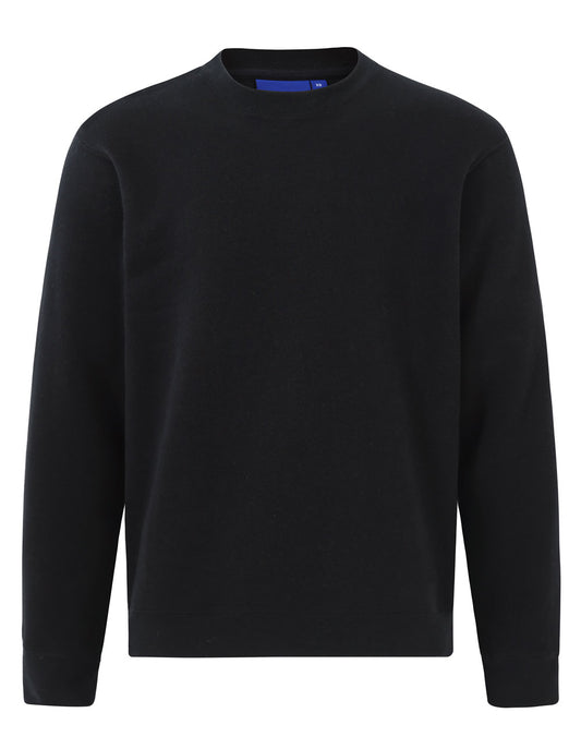 Kids Crew Neck Fleecy Sweater - Black