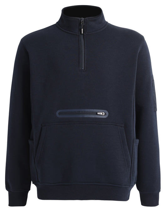 Unisex Premium Fleece Half Zip Work Sweat
