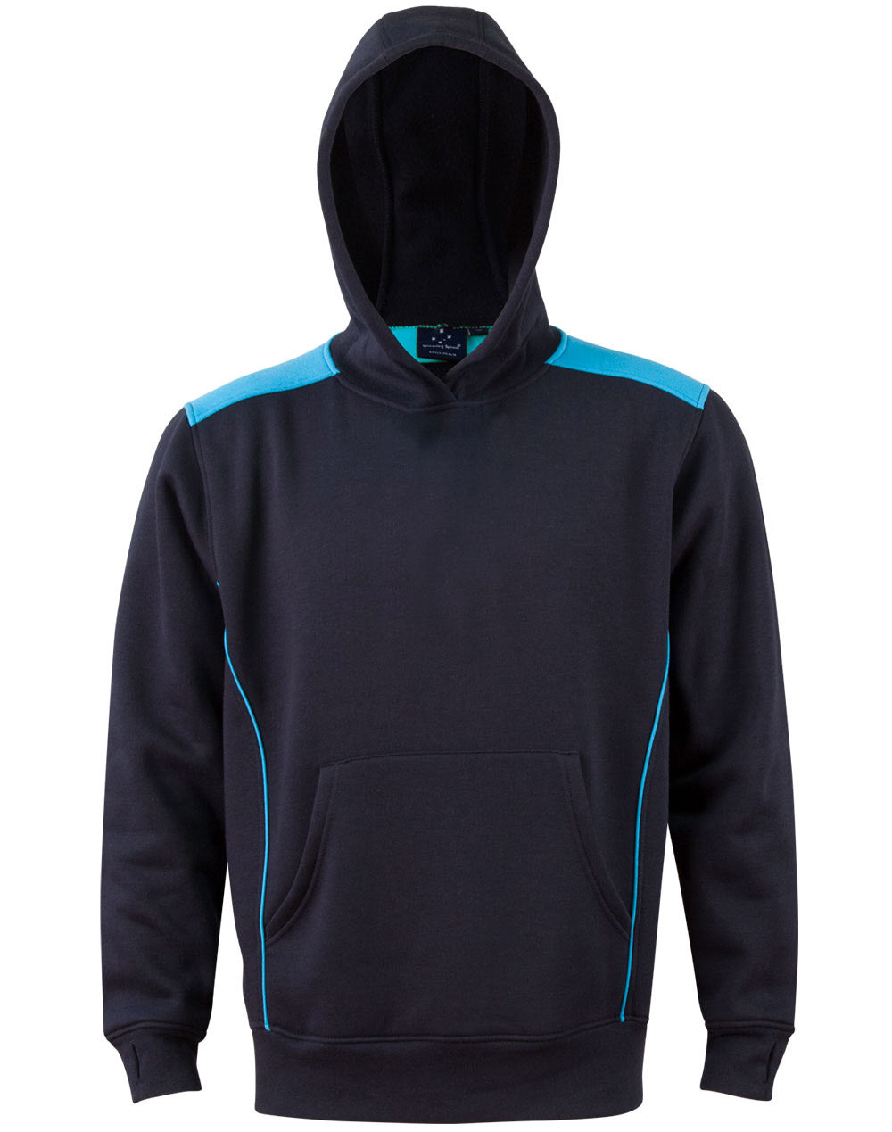 Kids' Kangaroo Pocket Contrast Hoodie