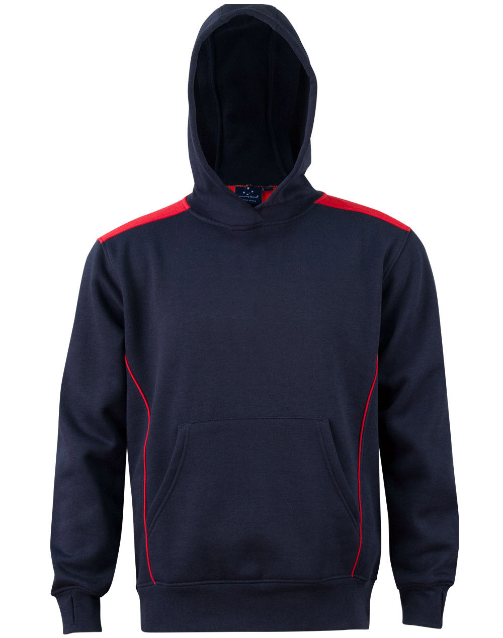 Kids' Kangaroo Pocket Contrast Hoodie