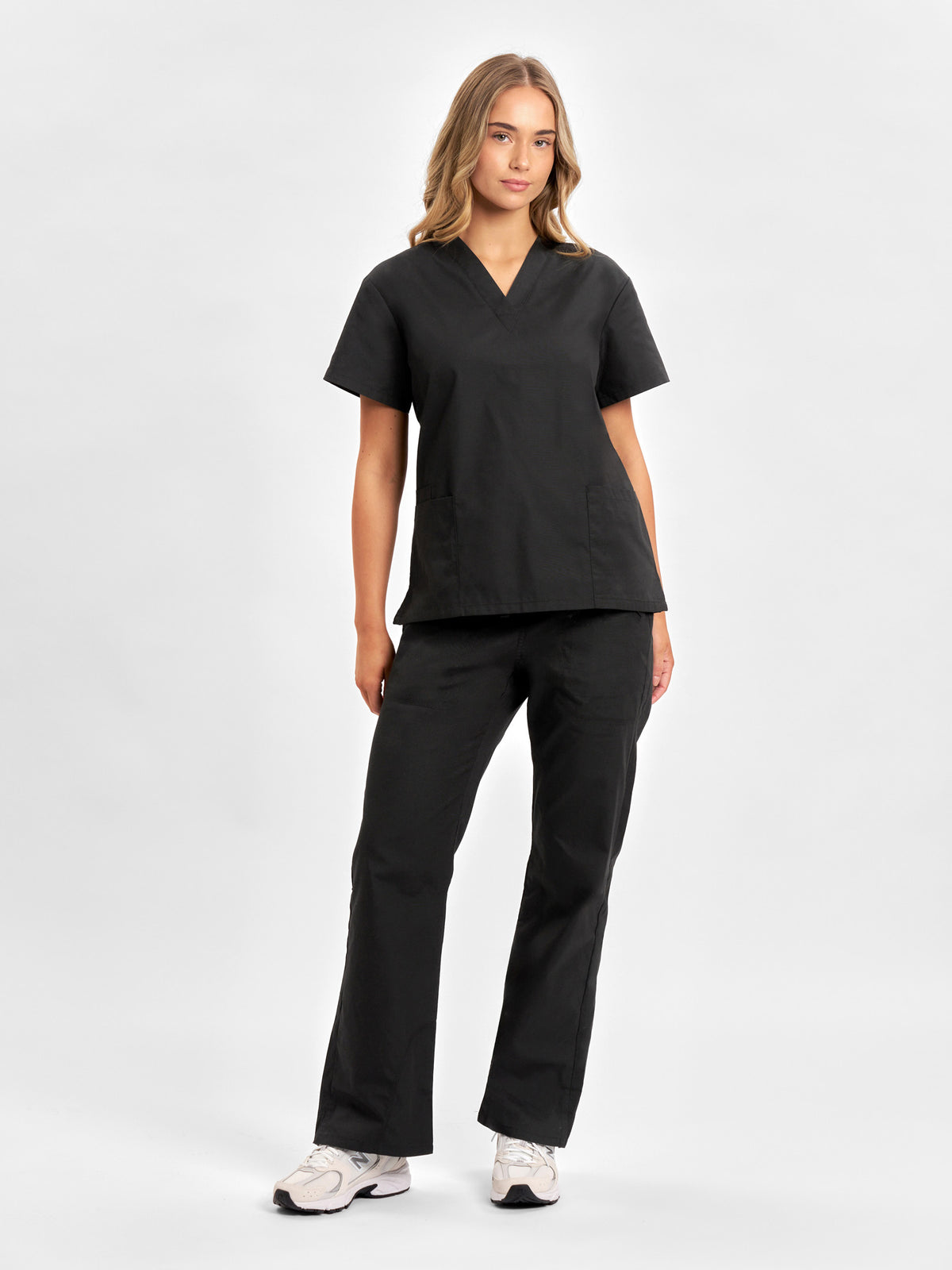 Classic Womens Scrub Pant - Black