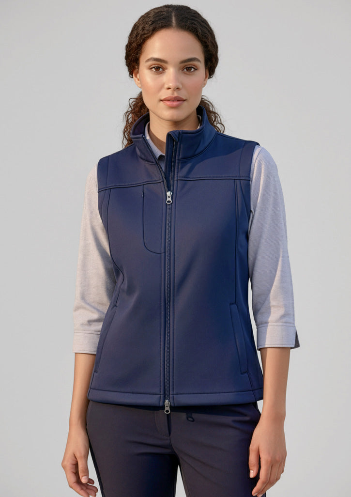 Womens Softshell Vest - Navy