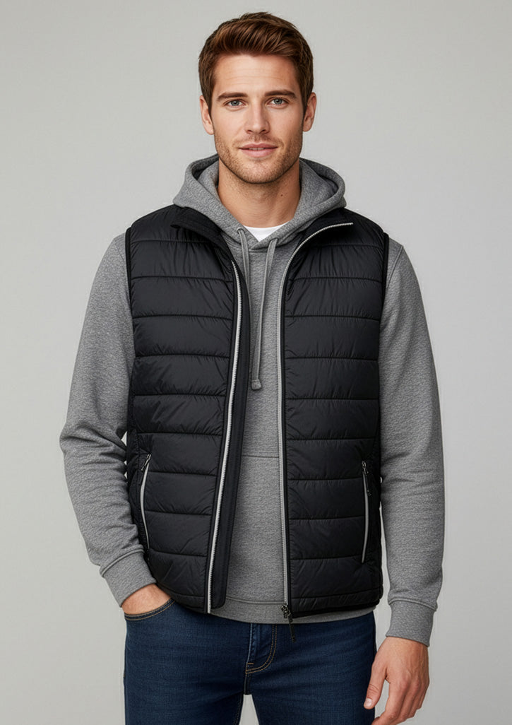 Mens Stealth Vest - Black/Silver
