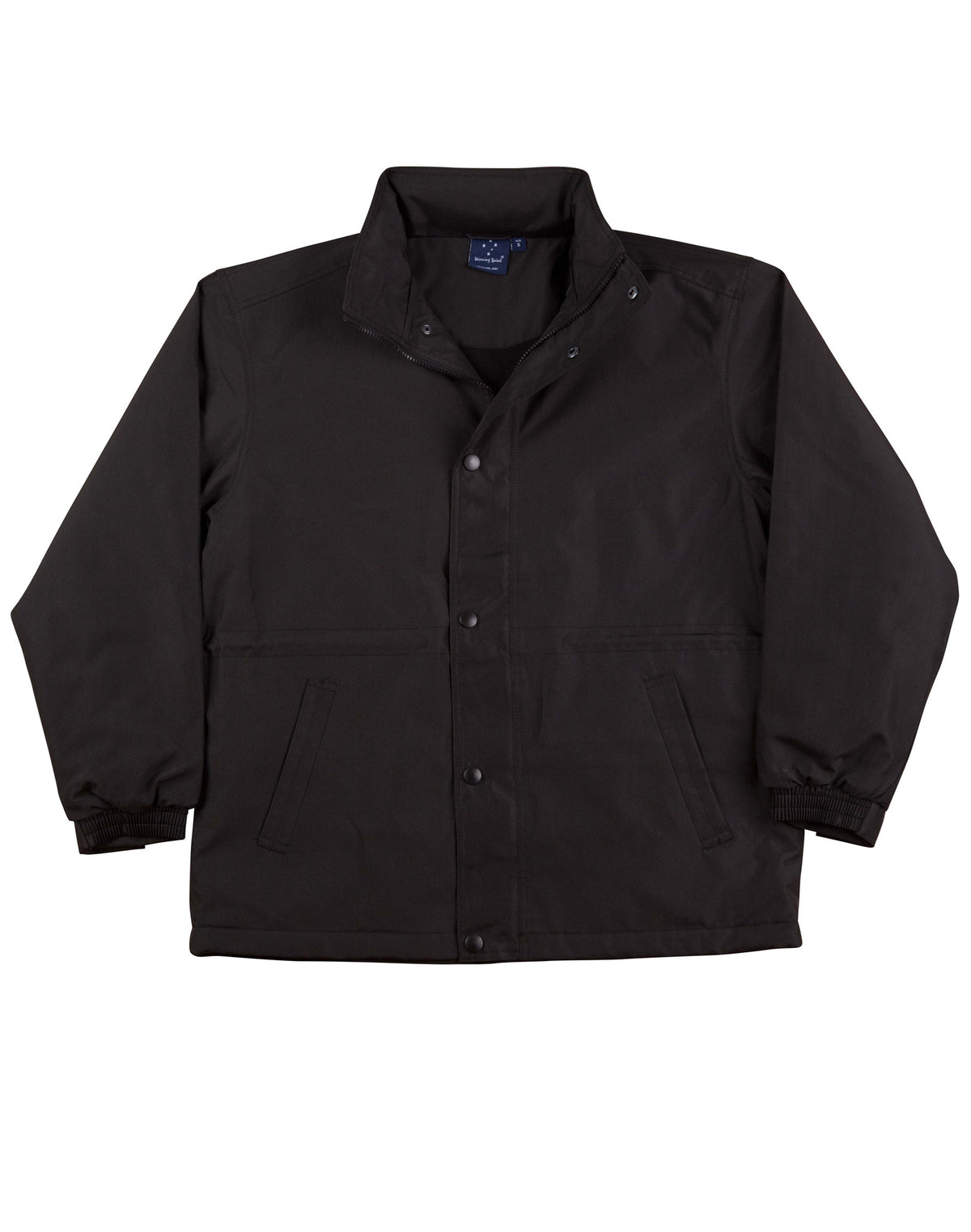STADIUM, Kids' Contrast jacket - Black.Black