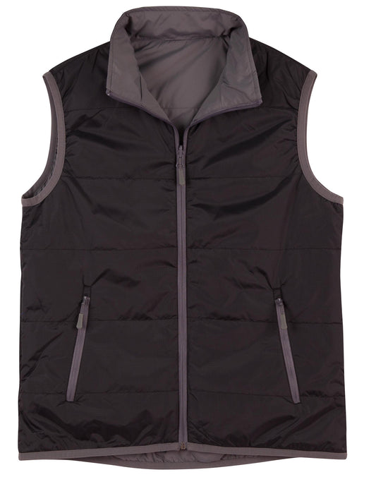 Ladies' Versatile Vest - Black.Grey