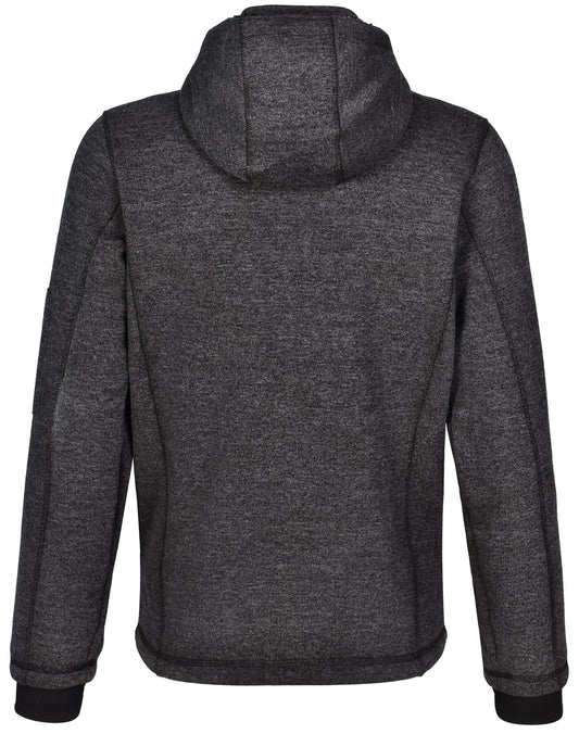 Men's Heather Bonded Fleece Jacket - Black