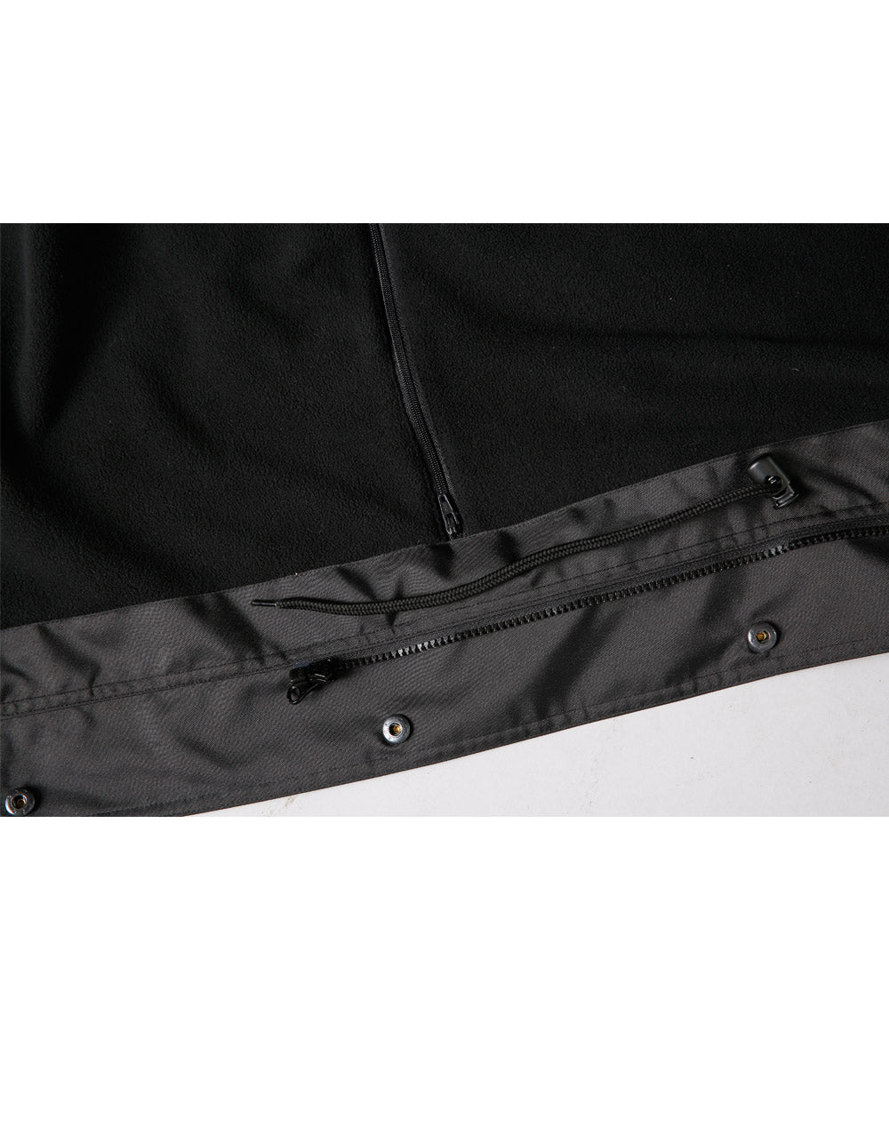 Long Line Stadium Jacket - Black