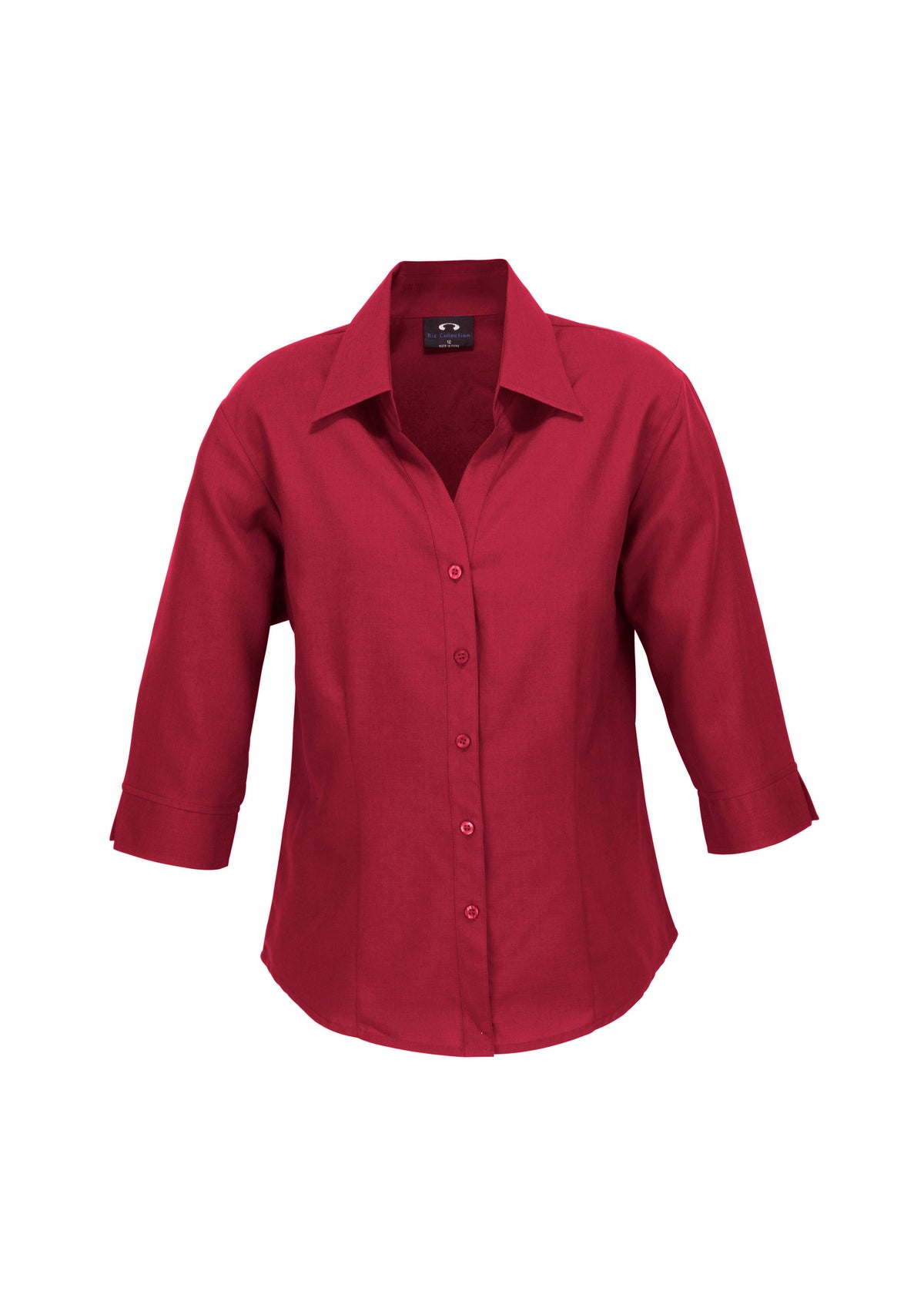 Womens Oasis 3/4 Sleeve Shirt - Cherry