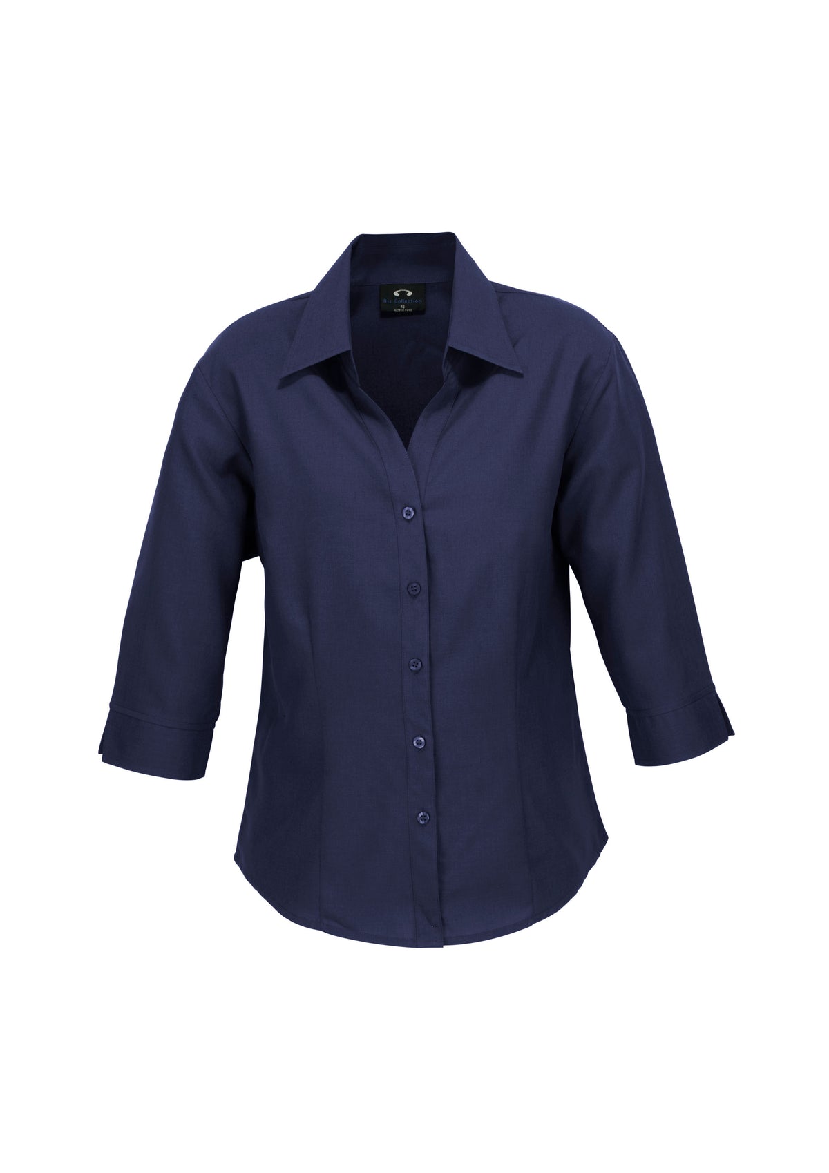 Womens Oasis 3/4 Sleeve Shirt - Navy