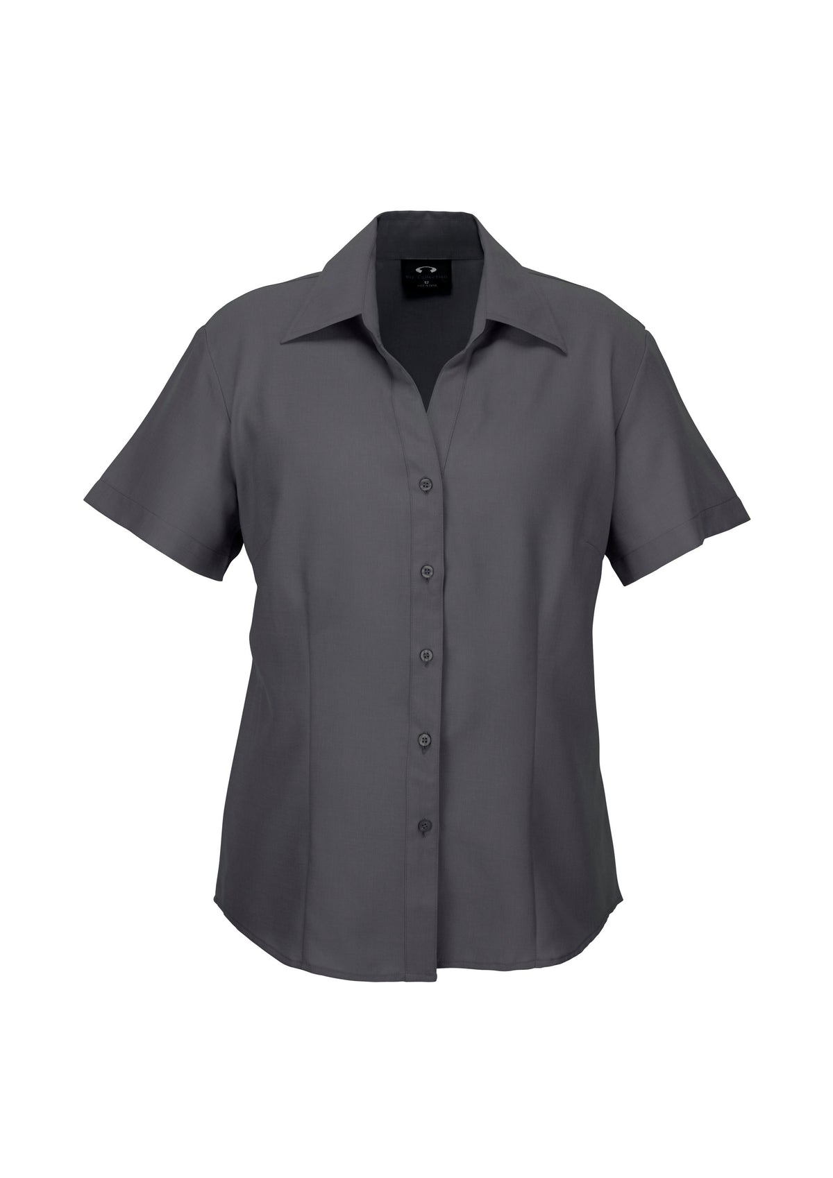 Womens Oasis Short Sleeve Shirt - Charcoal